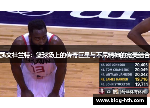 凯文杜兰特：篮球场上的传奇巨星与不屈精神的完美结合
